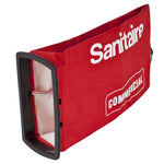 Sanitaire 5442210 Upper Bag for Tradition Dirt Cup models, Red